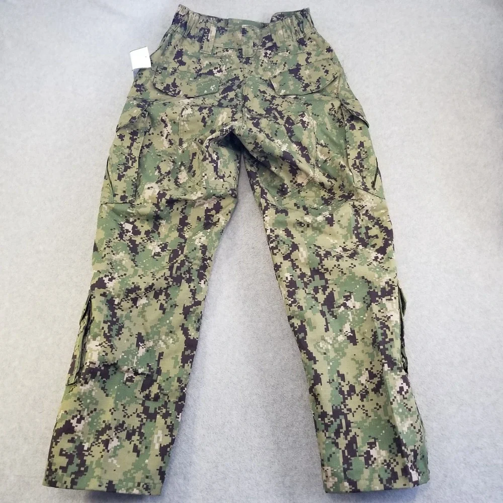 Small Short US Navy Pants Mens‎ NWU Type III Green AOR2 Cargo Camouflage Seals